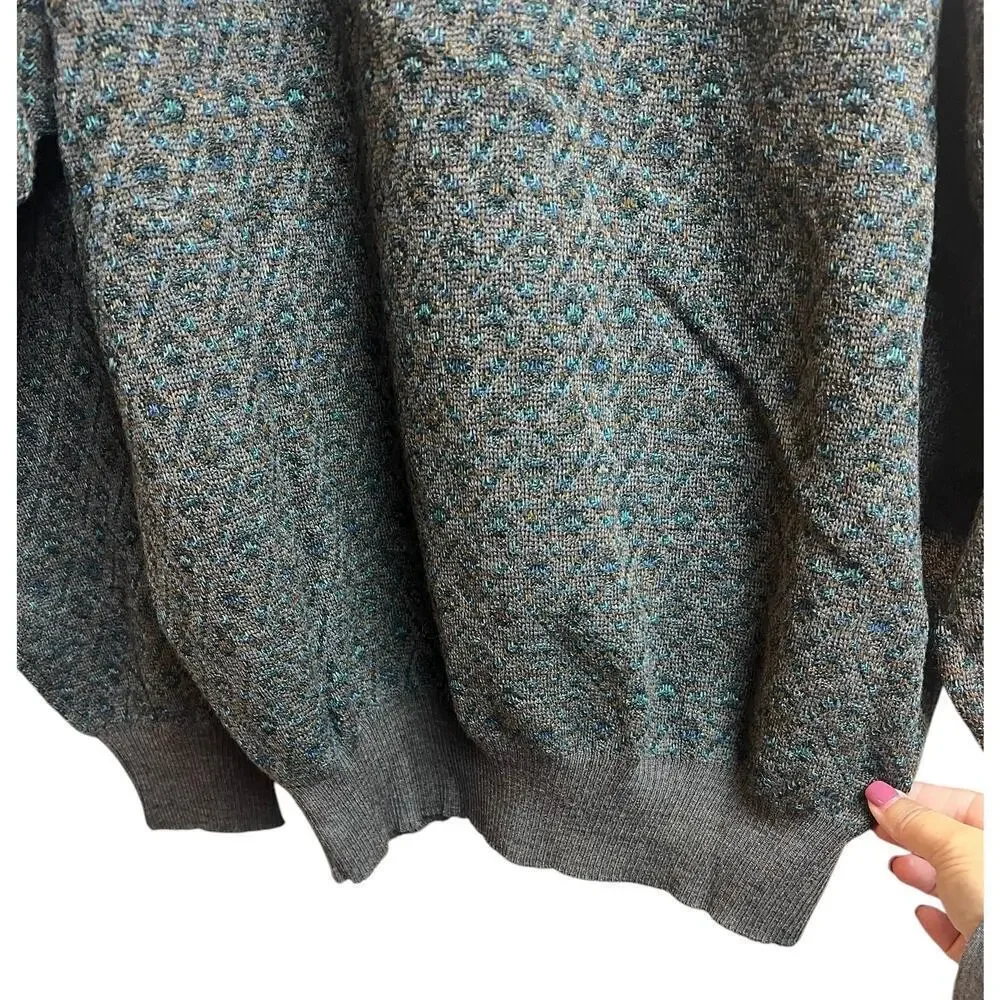 Tricots St. Raphael Saks Fifth Avenue XL Men's Pure Wool Vintage Sweater